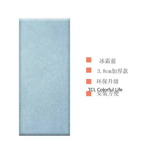 tête lit contemporaine bois bleu gris rose tissu uni opaque chambre décoration