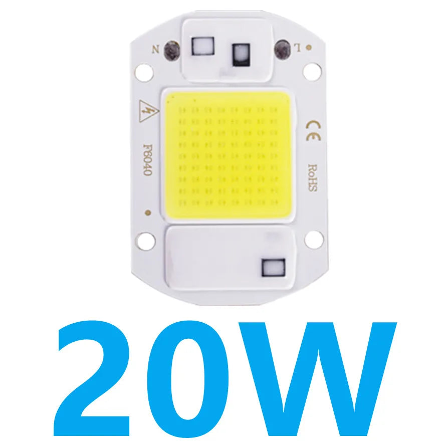 ampoule led chip cob 10w 20w 30w 50w blanc blanc chaud moderne facile poser