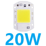 ampoule led chip cob 10w 20w 30w 50w blanc blanc chaud moderne facile poser