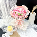bouquet roses artificielles classique décoration mariage anniversaire intérieur festive pendaison crémaillère