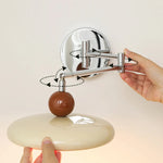 lampe murale led moderne rétractable rotative fer blanc chambre cuisine salle bain