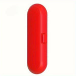boîte rangement portable brosse dents électrique rose bleu vert moderne clips chargeur intégré contrôle