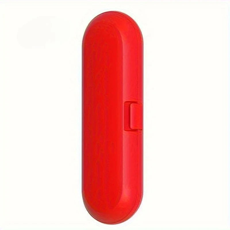 boîte rangement portable brosse dents électrique rose bleu vert moderne clips chargeur intégré contrôle