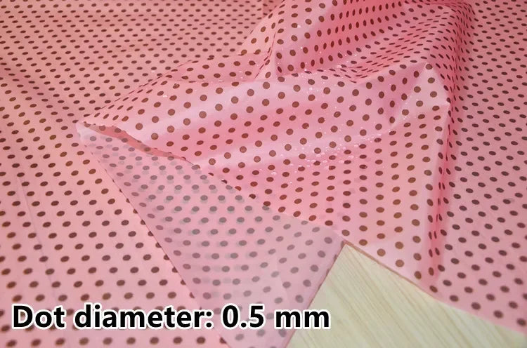 tissu imprimé imperméable motif points blancs coton bricolage couture décoration intérieur multi couleur