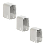 porte brosses dents blanc moderne adhésif sans perforetion anti poussière pièces transparent salon bain