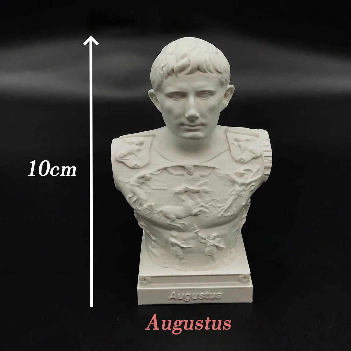 statues romaines antiques blanc bustes historiques détails classiques socle carré blanc