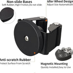 support murale outils jardin balai serpillière aimant fixe pince mobile garage atelier rangement utilitaire