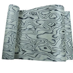 papier peint gris moderne rayures horizontales motifs géométriques bois naturel