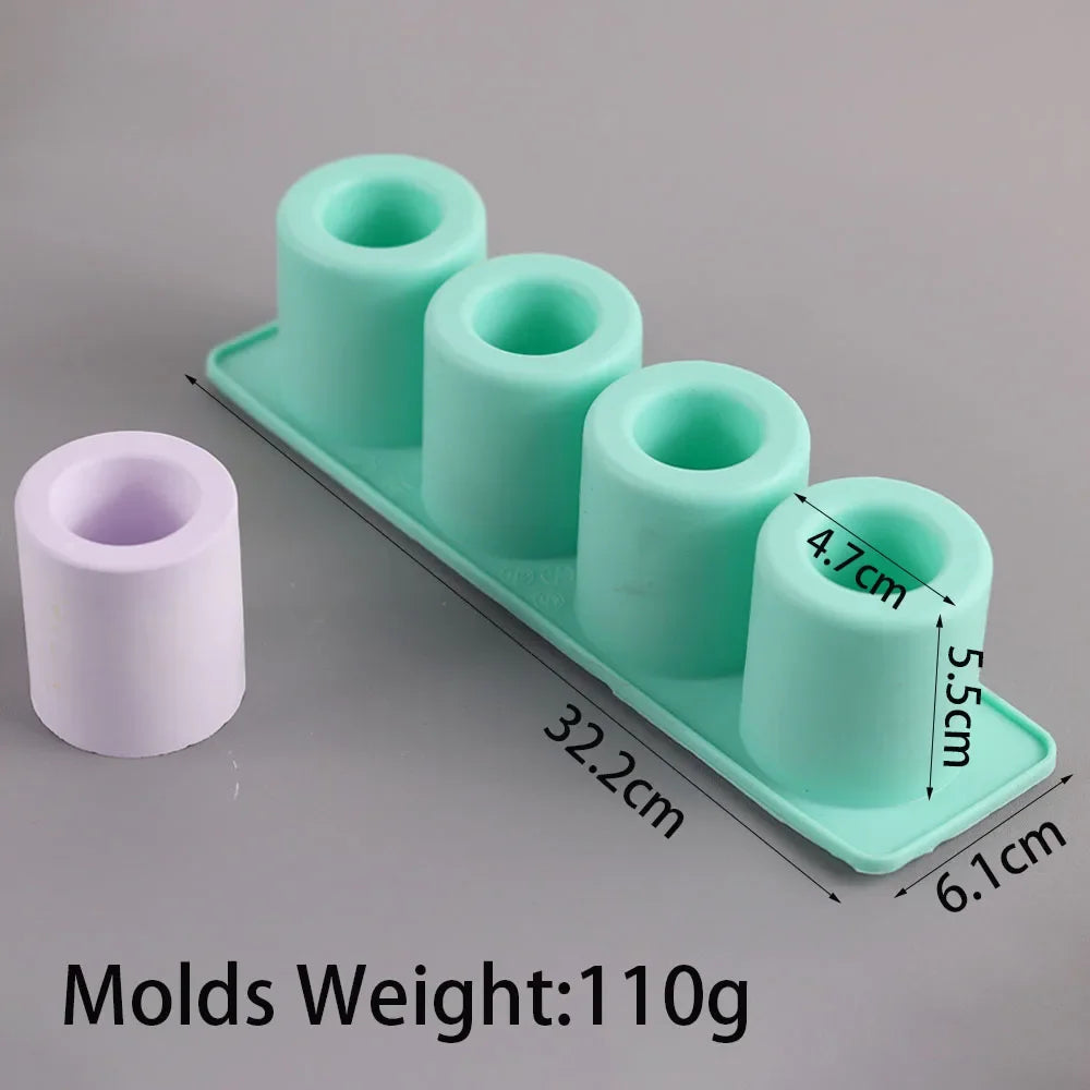 moules silicone savon géométriques modernes couleurs variées hexagones carrés minimalistes