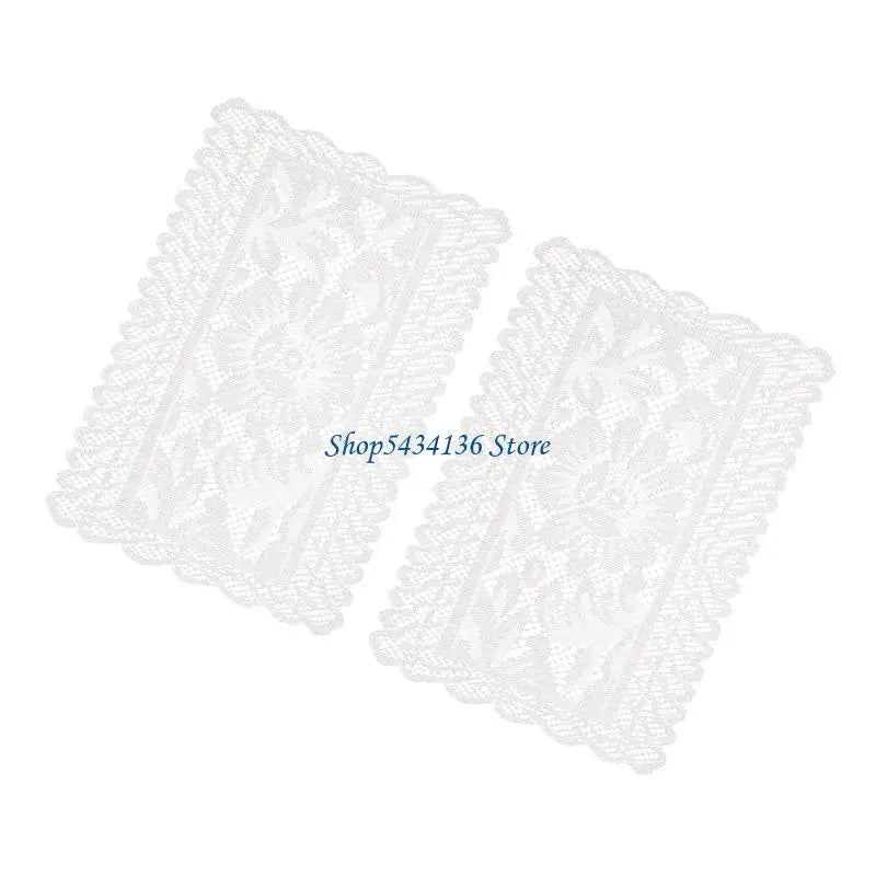 serviettes table dentelle blanc classique opacité réutilisable lavable machine table manger
