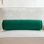 oreiller velours moderne couleur vert menthe gris rose orange voyage literie décoration