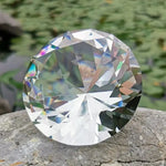 décoration intérieure diamant artificiel verre transparent facets brillantes moderne box cadeau