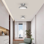 lampe moderne argentée éclairage quotidien cuisine salle manger télécommande monté surface