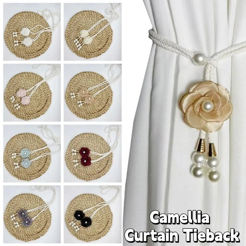 rubans rideaux décoratifs fleurs gris blanc rose bleu clair noir romantiques maison