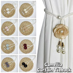 rubans rideaux décoratifs fleurs gris blanc rose bleu clair noir romantiques maison