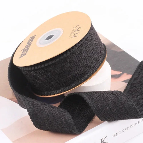 ruban velours carreaux nœud cheveux décoration artisanale fait main élégant