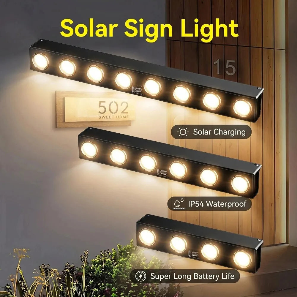 lampe solaire murale led rgb noir moderne adhésif 10 lumièresextérieurintérieur