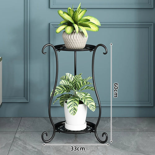 étagères métal or noir blanc plantes intérieur classique moderne autoinstallation multifonctionnels pots