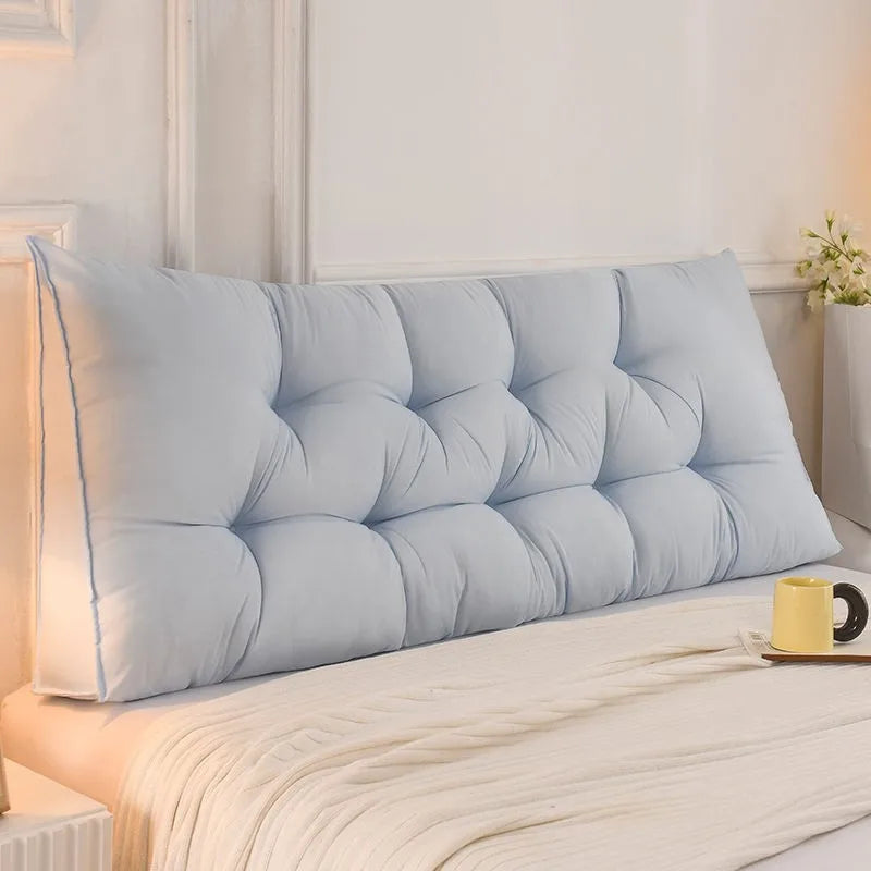coussin lit triangulaire mousse mémoire forme tufté dossier canapé moderne support dos