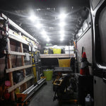 éclairage intérieur van led 60 diodes 12v blanc adhésif moderne compact 12w strips cargo