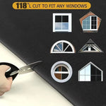film fenêtre autocollant opaque noir protection uv moderne diy