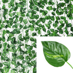 guirlande artificielle feuilles vert lierre naturelle extérieur décoration maison jardin mariage 10m 20m 30m