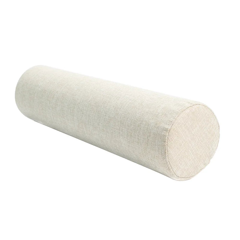 coussin rond mousse mémoire forme ergonomique support lombaire literie moderne