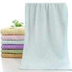serviettes bain bambou motif feuilles violet jaune rose vert bleu marron opaques classiques 70x140cm