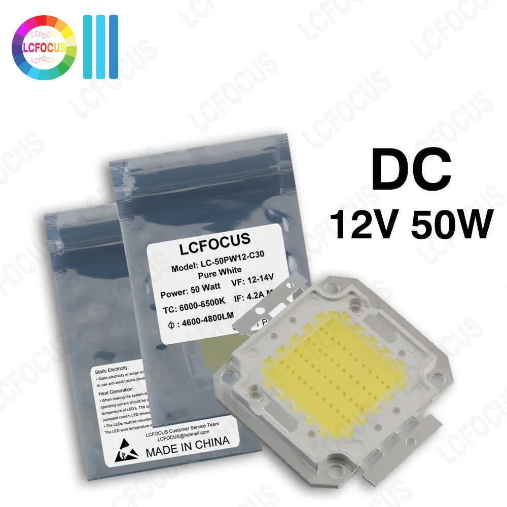 puce led 10w 20w 30w 50w blanc pur 2700k 6000k modernes hautes puissances 12v