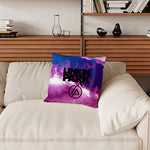 taie d'oreiller moderne motif abstrait noir violet rose bleu polyester coton décoratif canapé salon