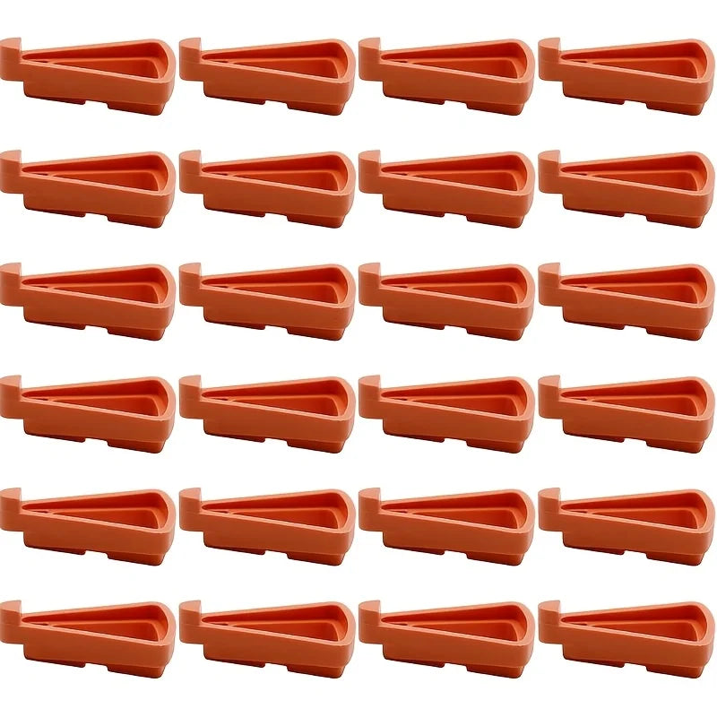supports pot orange moderne adhésif 2.36in 0.98in 2.76in 12pcs 4pcs 8pcs