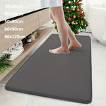 tapis bain gris moderne doux absorbant antidérapant lavable machine confortable salon salle bain