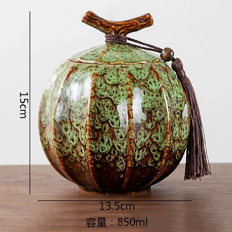 pots thé céramique rouge bleu marbré artisanal poignée branche petite grande