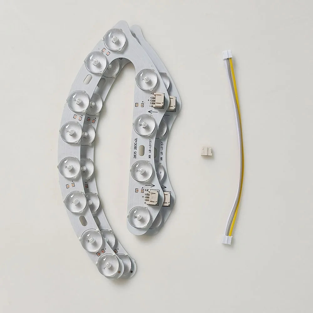 bande led flexible blanc moderne connecteurs souder 12w 9w 24.5cm 10cm