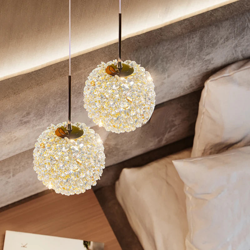 Lampe suspendue boule décoration intérieure