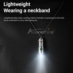 lampe torche rechargeable led noire argent verte compacte éclairage urgence camping voyage porte clés