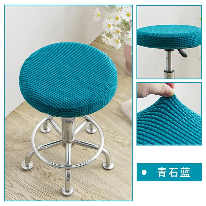 couvre siège moderne rayures horizontales bleu marine jaune vert rose clair adhésif élasthanne polyesterôtel