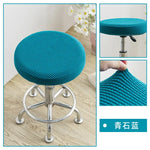 couvre siège moderne rayures horizontales bleu marine jaune vert rose clair adhésif élasthanne polyesterôtel