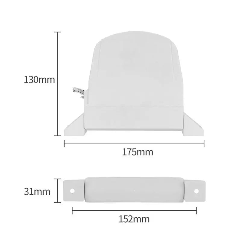 ruban mesure blanc rayures moderne boite rangement portable facile installer