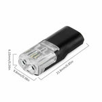 connecteurs câble noir transparent rondelles métalliques pratique led 20pcs 30pcs 40pcs 50pcs