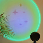 projecteur led noir blanc multicolore télécommande câble usb moderne