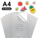 papier autocollant transparent imprimable vinyle a4 toutes imprimantes jet d'encre holographique multicolore moderne