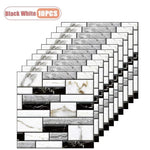 panneau decoratif mural brique texture moderne resistant eau adhesif marron gris beige