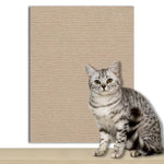 tapis gratter chats noir marron beige gris tissu côtelé adhésif protection moderne DIY