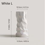 vases texturés modernes céramique blanc orange noir roses intérieur décoration minimaliste