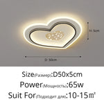 plafonnier led moderne blanc doré minimaliste éclairage cuisine chambre salon