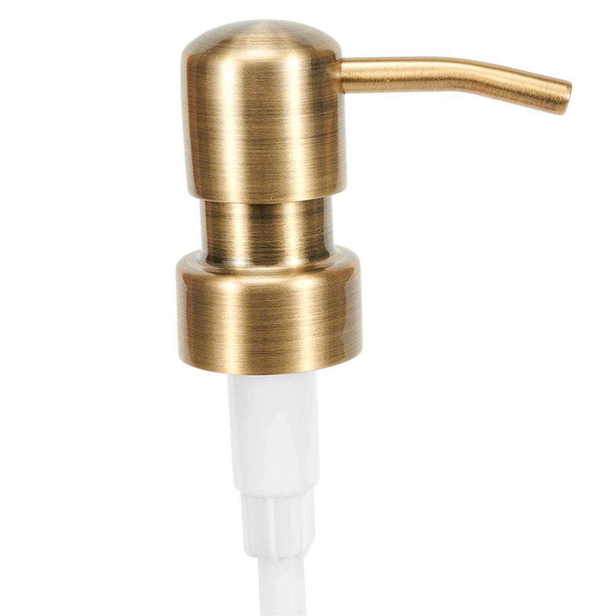 distributeur savon liquide moderne acier inoxydable argenté blanc bouchon remplissage