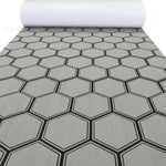 tapis sol mousse eva hexagon noir vert moderne antidérapant adhésif camping surf