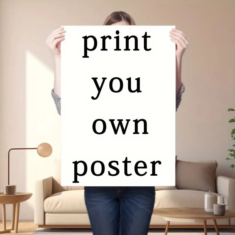 poster minimaliste texte noir toile polyester 40x30cm 40x50cm 60x80cm durable haute définition