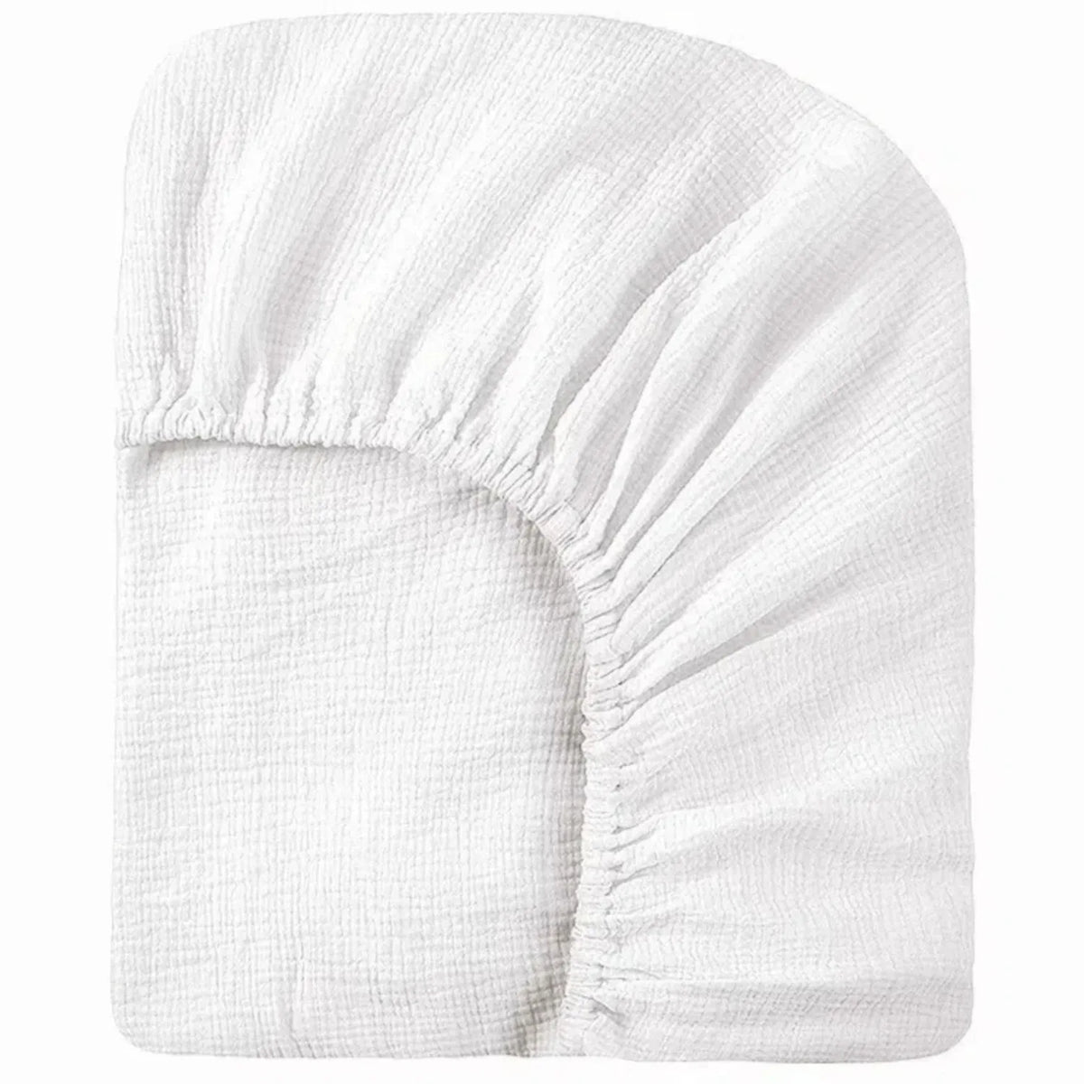 drap housse lit bébé coton polyester 130x70cm uni beige clair moderne ans